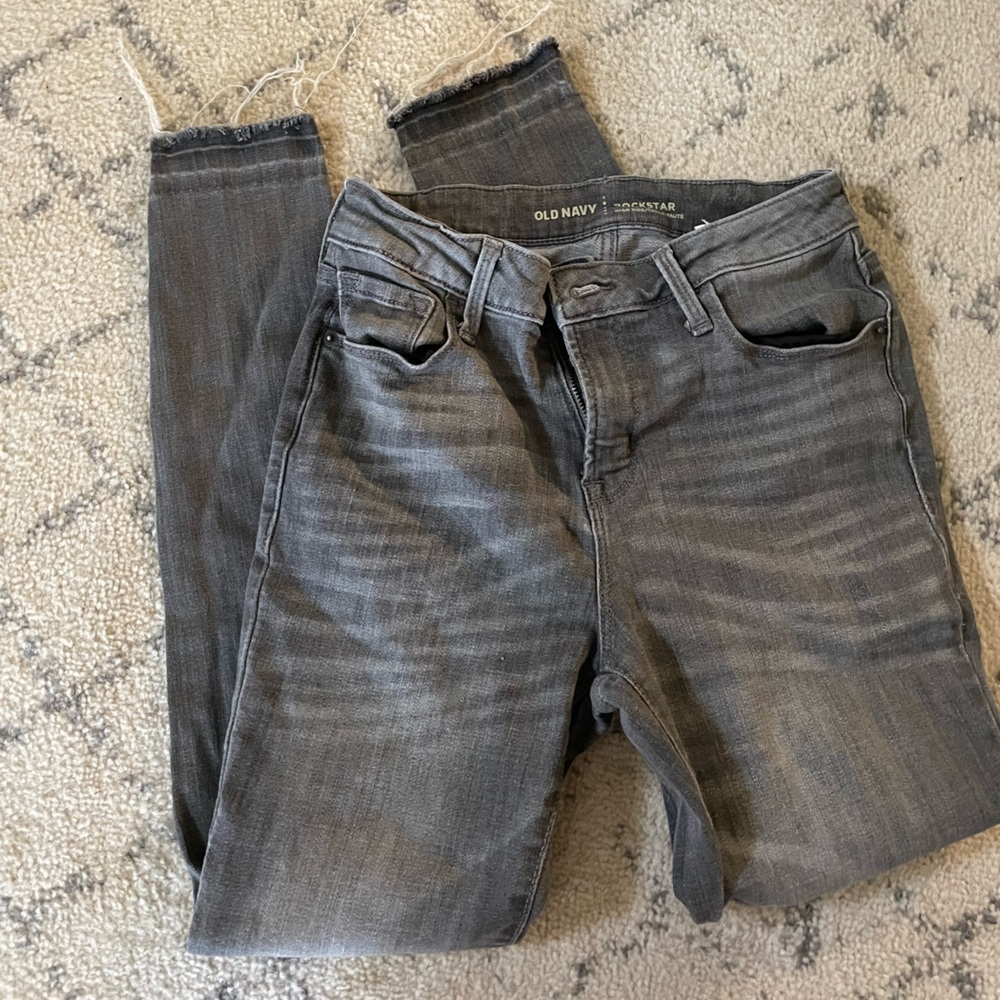 Old Navy High Rise Skinny Jeans, Size 2